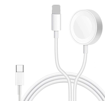 iPhone & Apple Watch 2in 1 Ladekabel Lightning + Magnetisch / USB -C